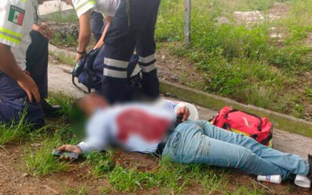 [Video] Acribillan a persona cerca de la caseta, en la autopista Puebla-Veracruz