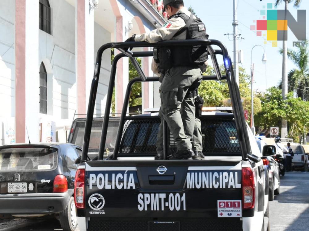 Con patrullas y más elementos refuerzan seguridad en Tantoyuca