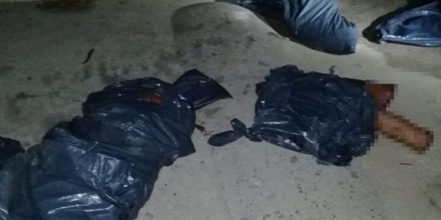 Encuentran 17 bolsas con restos humanos en Tlajomulco, Jalisco.