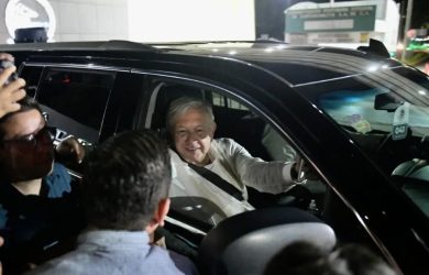 López Obrador supervisa operación de Ferrosur y avances en el puerto de Coatzacoalcos