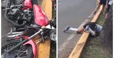 Motociclista manejaba estado de ebriedad se accidenta sobre Ruiz Cortines - Portal Comunicación Veracruzana