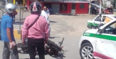 Accidente de tránsito sobre la avenida Antonio Chedraui Caram,  a la altura de Higueras