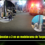 Ejecutan a 3 en un modelorama de Tuxpan