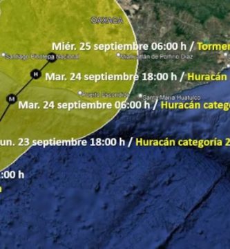 Tormenta John se convierte en huracán, impactará las costas de Oaxaca en categoría 3